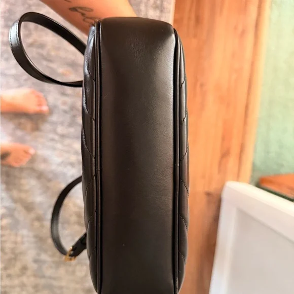 Saint Laurent Lou Black Quilted Leather Camera Bag with Tassel - Picture 6 of 10